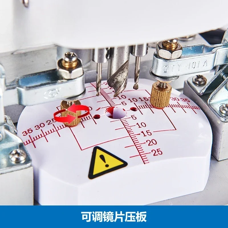 Picture 5: Glasses equipment frame template, hole punching machine