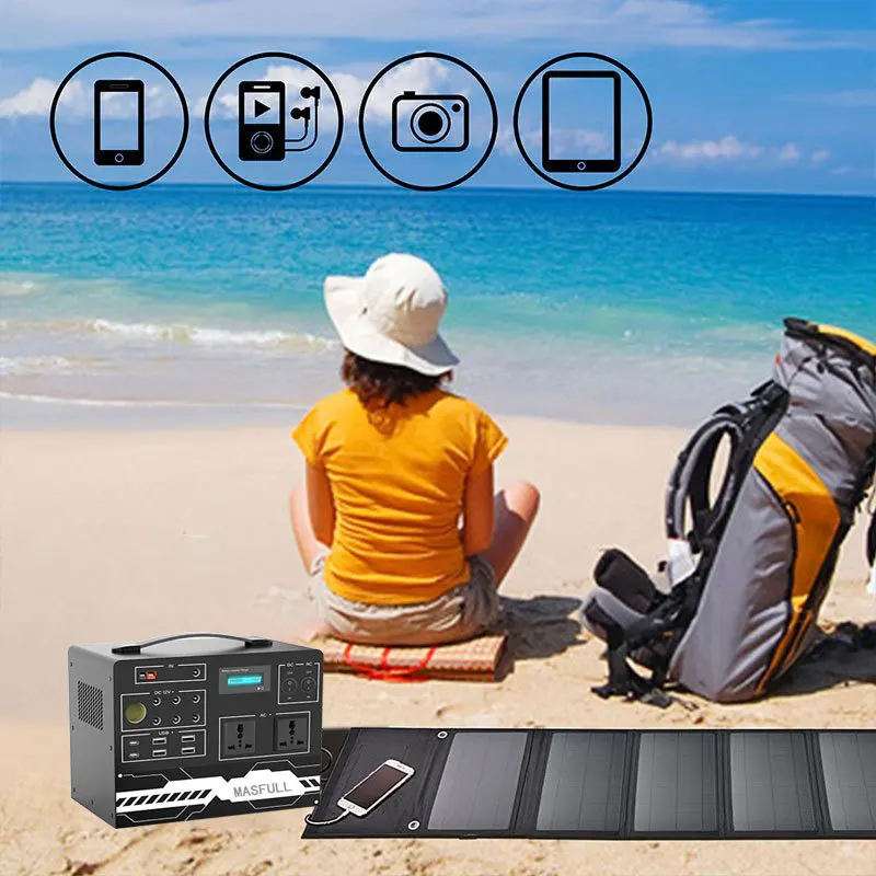 Outdoor mobile power supply 220V portable high-power 1000W multifunctional emergency energy storage power supply