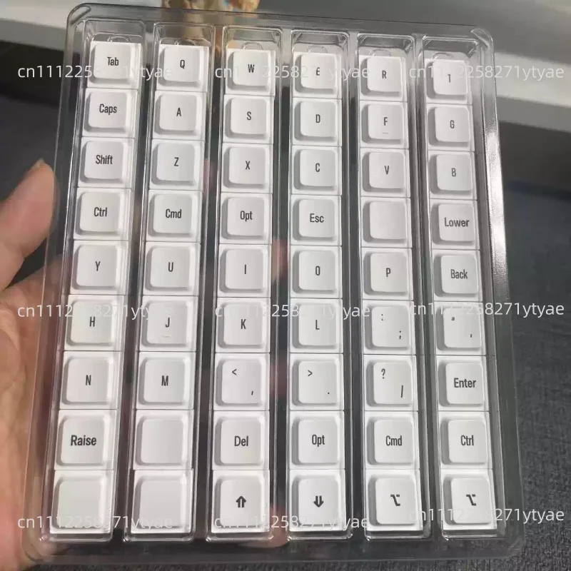 Low Profile Keycaps for Cornix Keyboard - Custom Matching Set for Cross-Shaped Switch MX Compatible - DIY Replacement Keys view 3