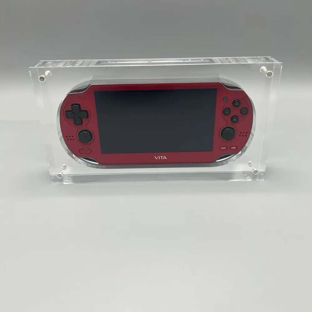 High Transparency Acrylic Magnetic Cover Console Storage Box for PlayStation VITA  PS VITA 1000 PSVita2000