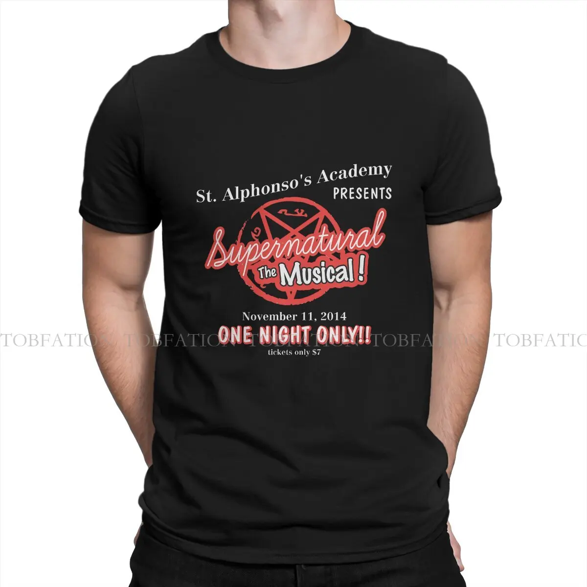 The Musical Harajuku TShirt Supernatural Winchester Creative Streetwear Leisure T Shirt Male Short Sleeve Special Gift Clothes