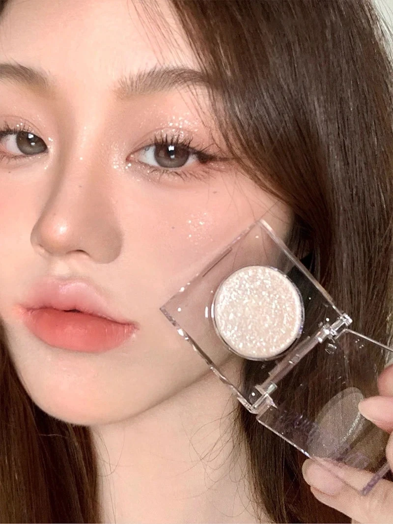 Flash eyeshadow earth tone persistent monochrome sequins pearly sparkle sparkle glitter waterproof eyeshadow cosmetics