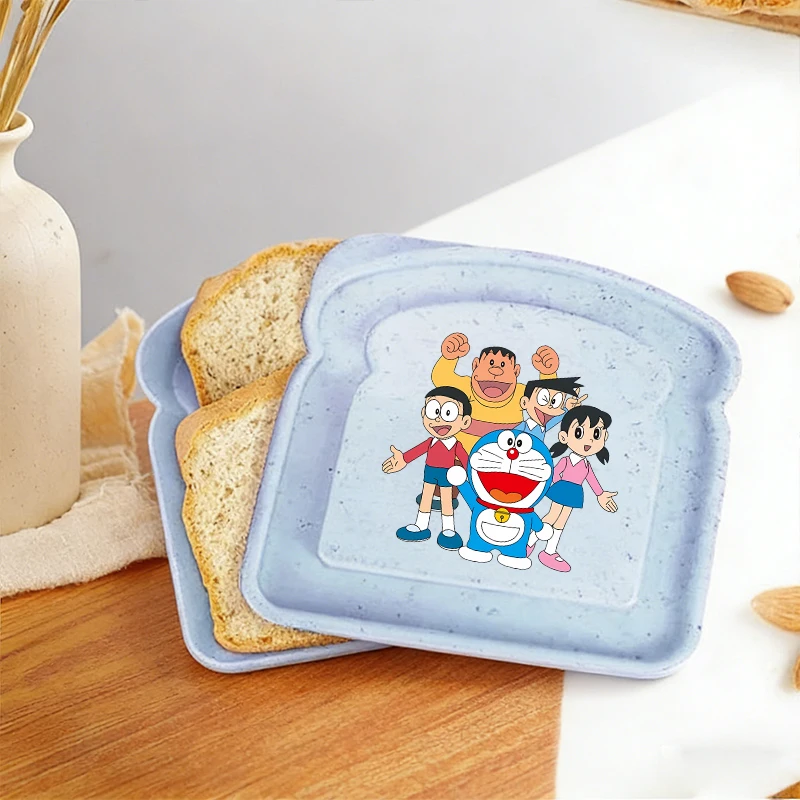 

Doraemon Sandwich Containers Lunch Box Reusable Toast Shaped Storage Box Women Men Office School Outdoor Portable Food Container