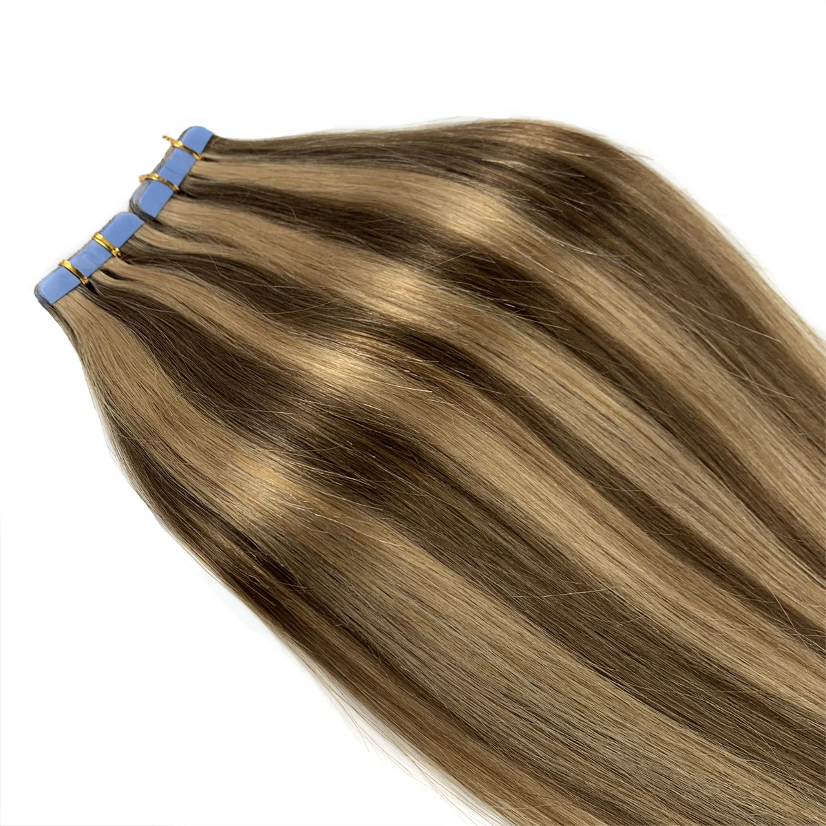 NNHAIR Invisible Tape-in 100% Human Hair Traceless Extensions Remy Straight Hair 14Inches-24Inches 20PCS 30G-70G