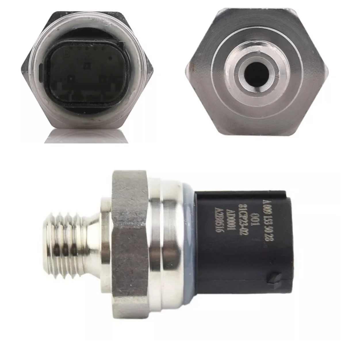 

1pcs For Mercedes-Benz OM642 Engine Exhaust Back Pressure Sensor A0091535028 Shock Proof Corrosion Resistant Pressure Sensor