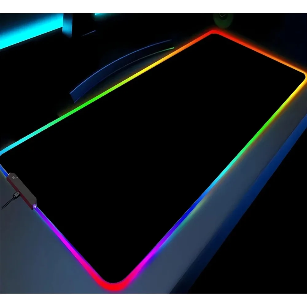 

RGB Gaming Mouse Pad -Large LED Light Up Mousepad with 14 Lighting Modes,Non-Slip Rubber Base,USB Powered Desk Mat for PC Gamers