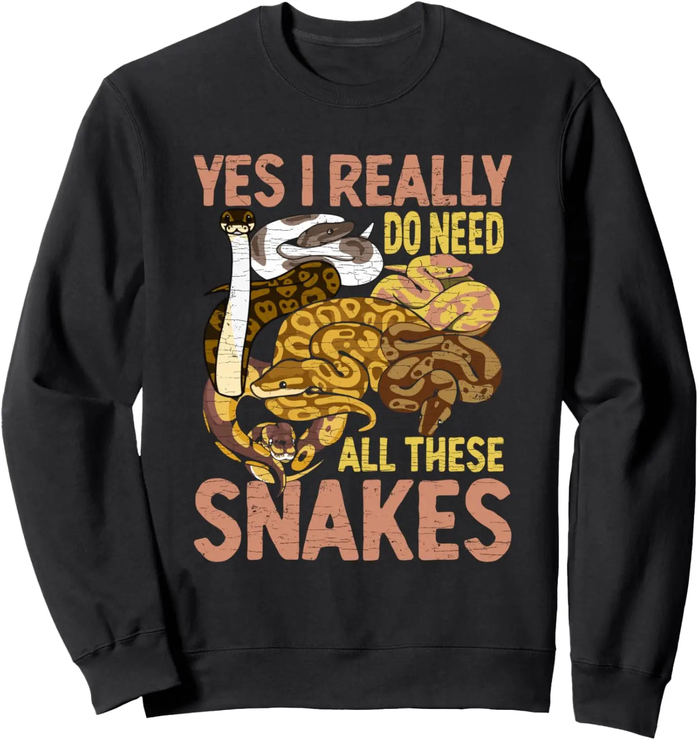 

Ball Python Funny Snake Sweatshirt