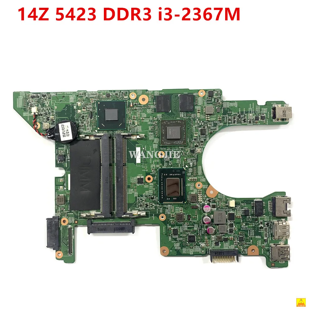 Used For Dell Inspiron 14Z 5423 Laptop Motherboard CN-0KFT53 0KFT53 KFT53 DMB40 11289-1 DDR3 SR0CV i3-2367M NoteBook