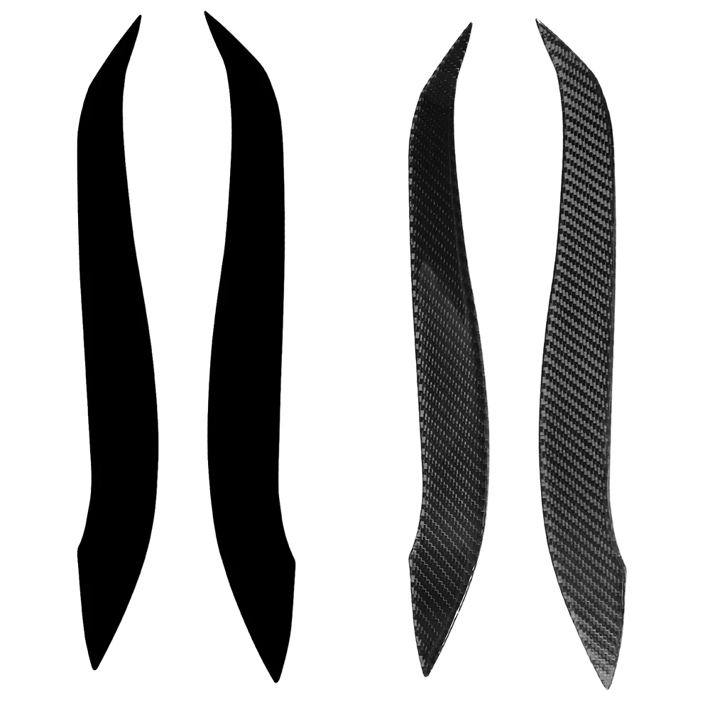 2pcs Headlight Eyelid Eyebrow Cover Trims For Toyota Starlet Glanza EP91 1996 1997 1998 1999 Headlight Eyelid Eyebrow Cover Trim view 2