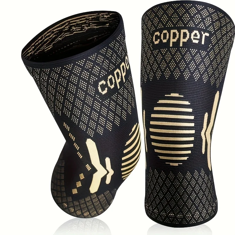 

2 шт. Мужские модные наколенники • Дышащие и эластичные • Подходят для повседневного использования