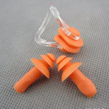 1/2/5 set Silicone Nasale Stecca Tappi Per Le Orecchie Impermeabile Piscina Piscine Accessori immersioni Nuoto Multi snorkeling maschera scuba surf barca