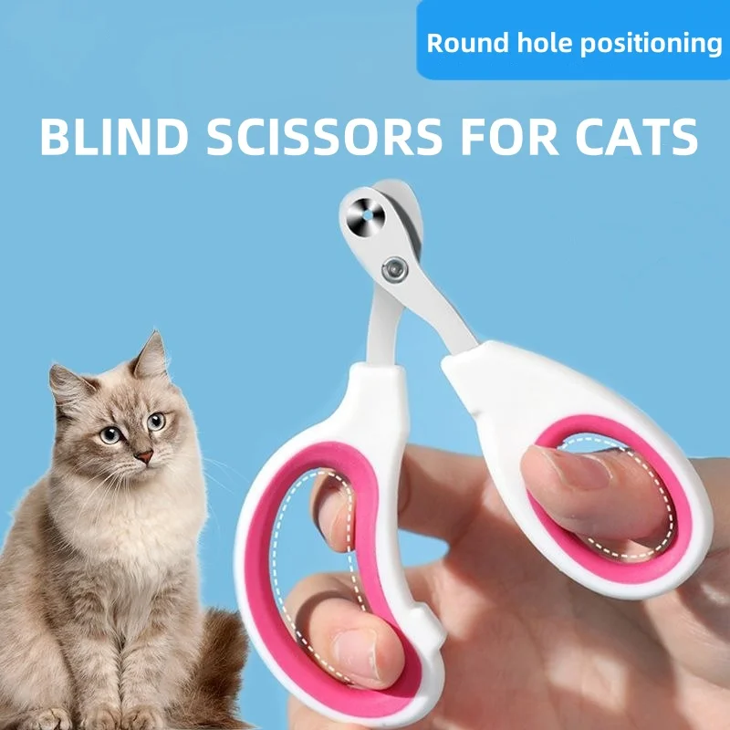 

Pet Nail Clipper Pet Cat Dog Claw Trimmers Round Hole Scissors Stainless Steel Grooming Scissor Pet Accessories