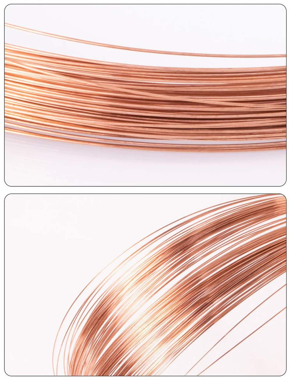10 m T2-Draht aus reinem Kupfer, runde Spule, leitfähige Kabel aus blankem Kupfer für elektrische Leitungen, DIY-Handwerk, 0,3/0,5/0,8/1/1,2 mm – Detail 11