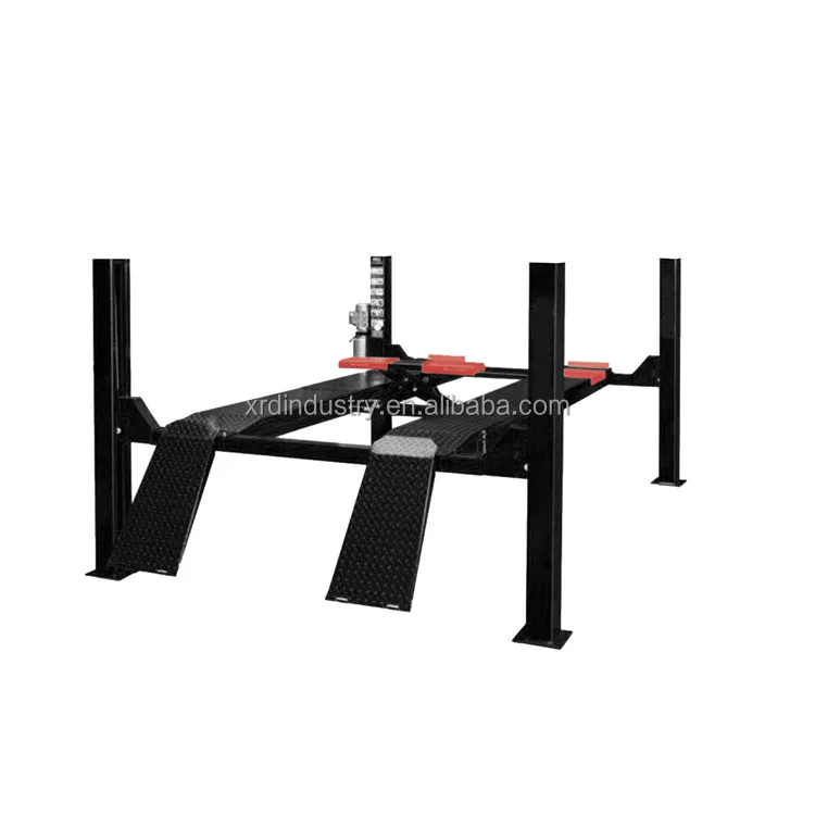 OSATE 5T Lifting Machine 4 Post Car Lift with secondary lifting jack