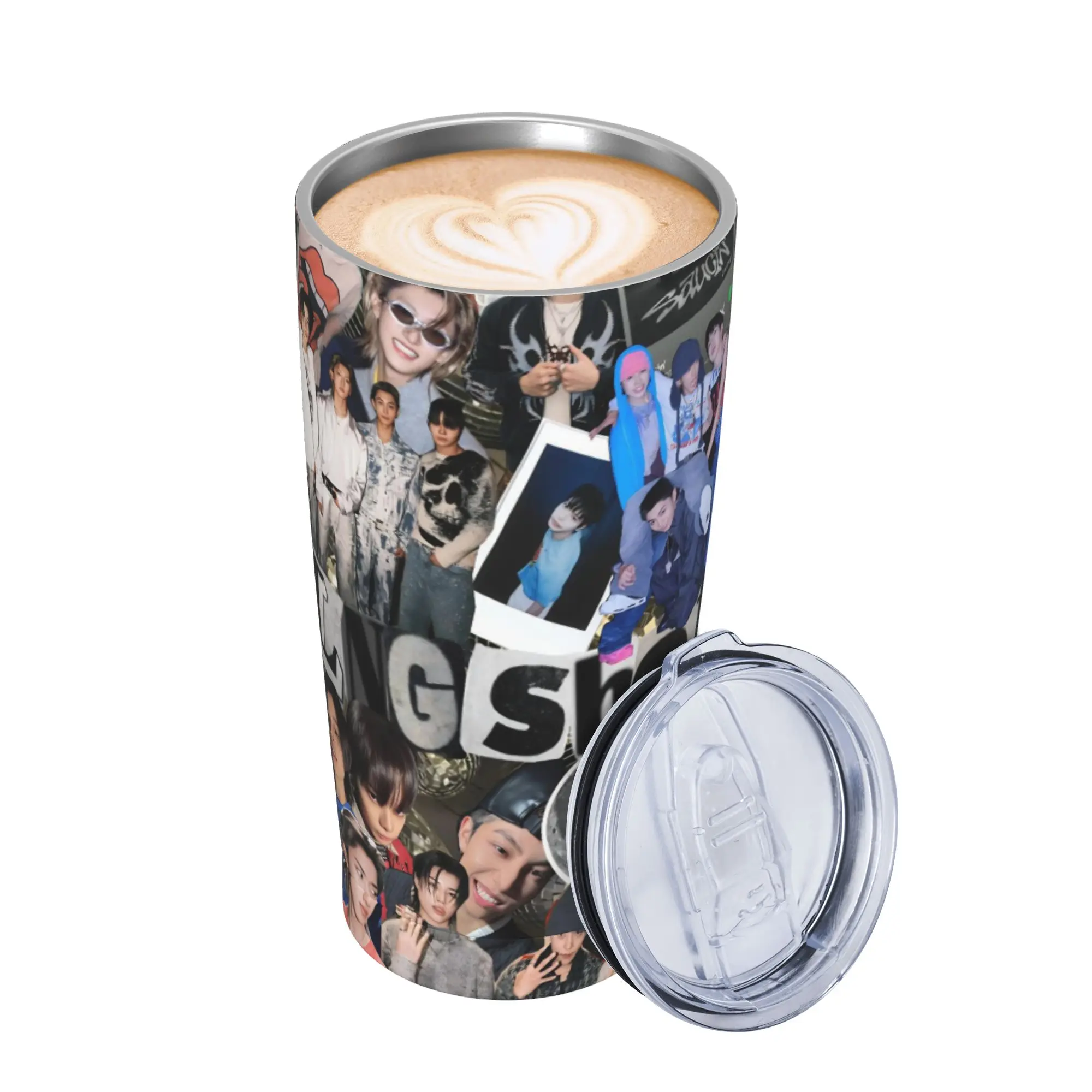 Kpop Group Lngshot  Tumbler Vacuum Insulated  Coffee Cups Vacuum Flask Outdoor Mugs Hot Cold Drink 20oz