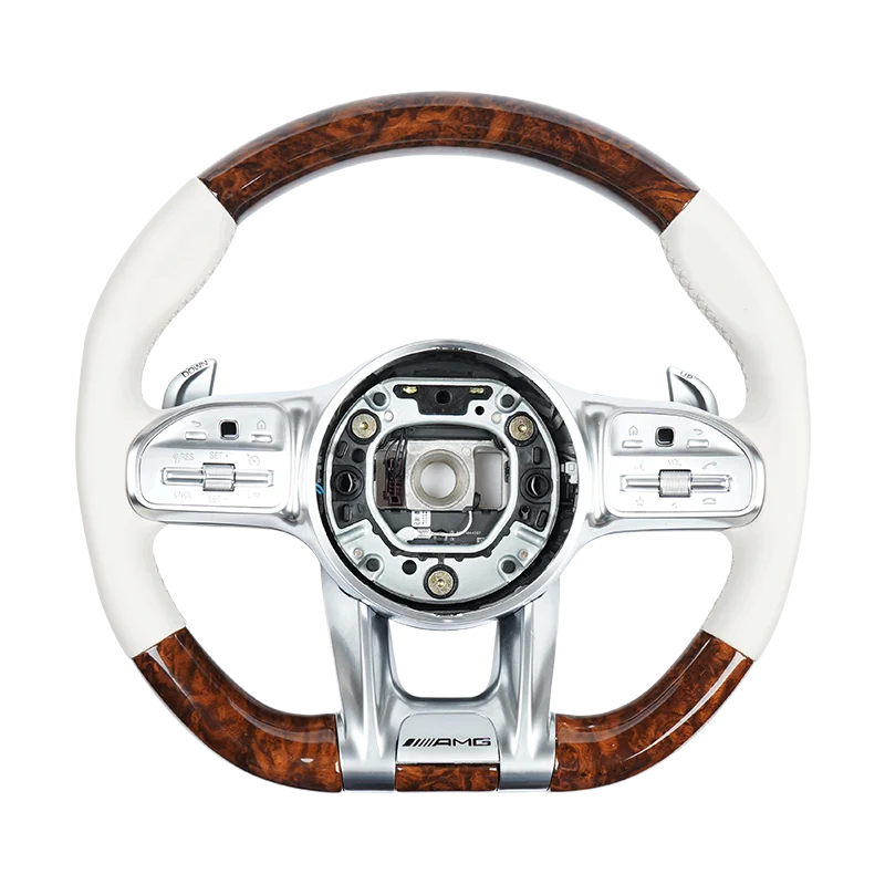 

For Be-nz W204 W205 W213 Gle Gls W219 W222 W221 Custom Alcanta-r Mahogany Steering Wheel Racing Wheel Convertible