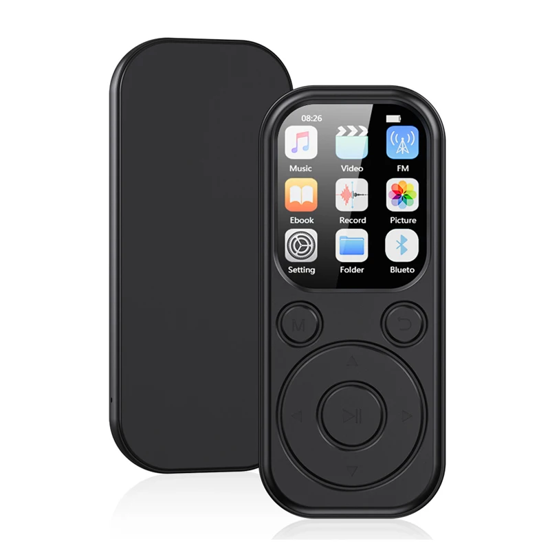 

2,0-дюймовый сенсорный многофункциональный MP3-плеер, портативный TF-карта MP3, легкий, FM-радио и запись, многоязычное меню