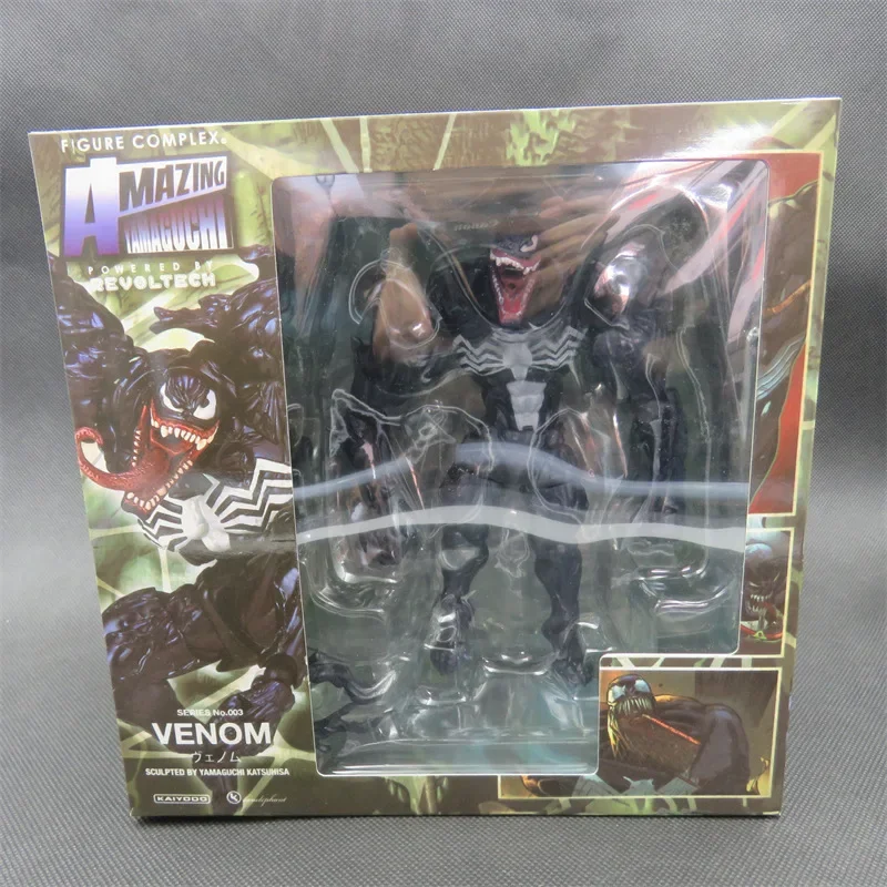 Venom The Last Dance 18cm Venom Carnage Joint Mobility Model Film Derivatives Anti Hero Genuine Model Desktop Ornament Gift Toy