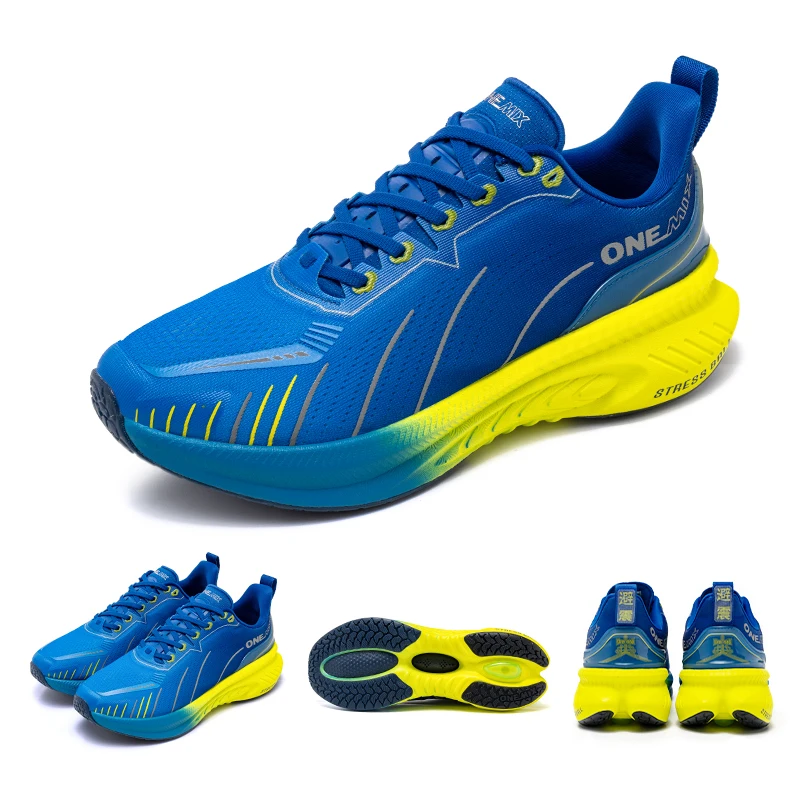 ONEMIX 2025 New Cushioned Running Shoes women Fall Winter Heavy Runners Lace-up Women Jump Rope Dance Non-slip Outdoor Sneakers image 3