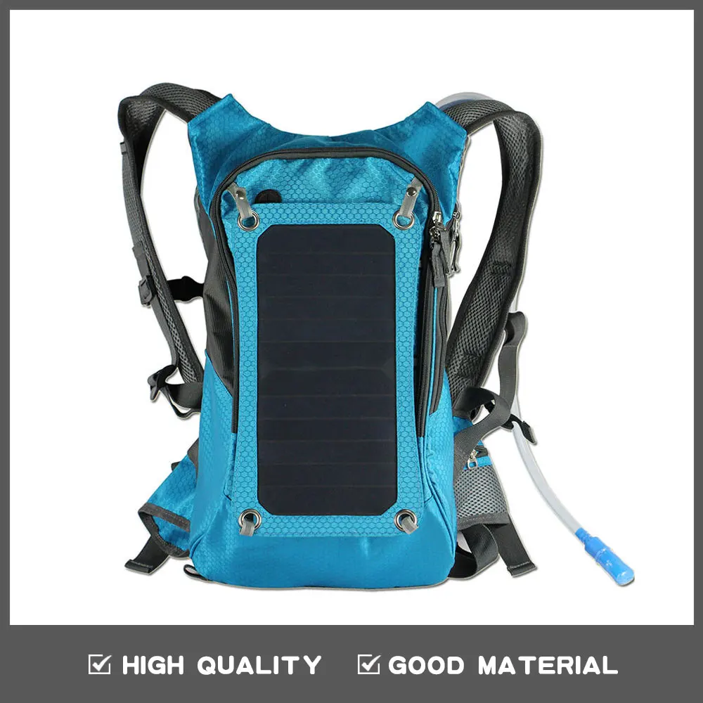 

High quality 5V Solar Panel Battery Charging Business Travel Backpacks bags Tourism Bags USB Output Charger men Backpack Bag