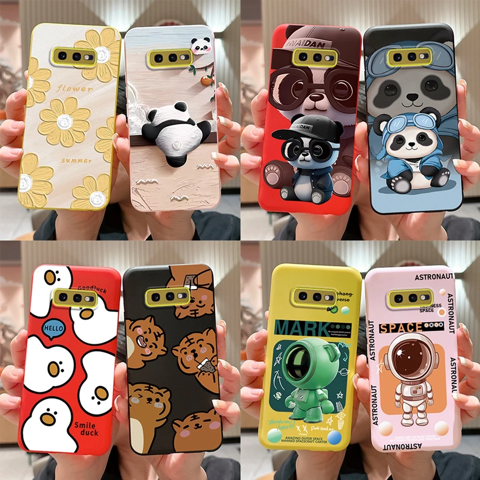 Fashion item mobile phone case For Samsung Galaxy S10e Cute Cartoon Cover For Samsung Galaxy S10e Shockproof Creative Phone Case