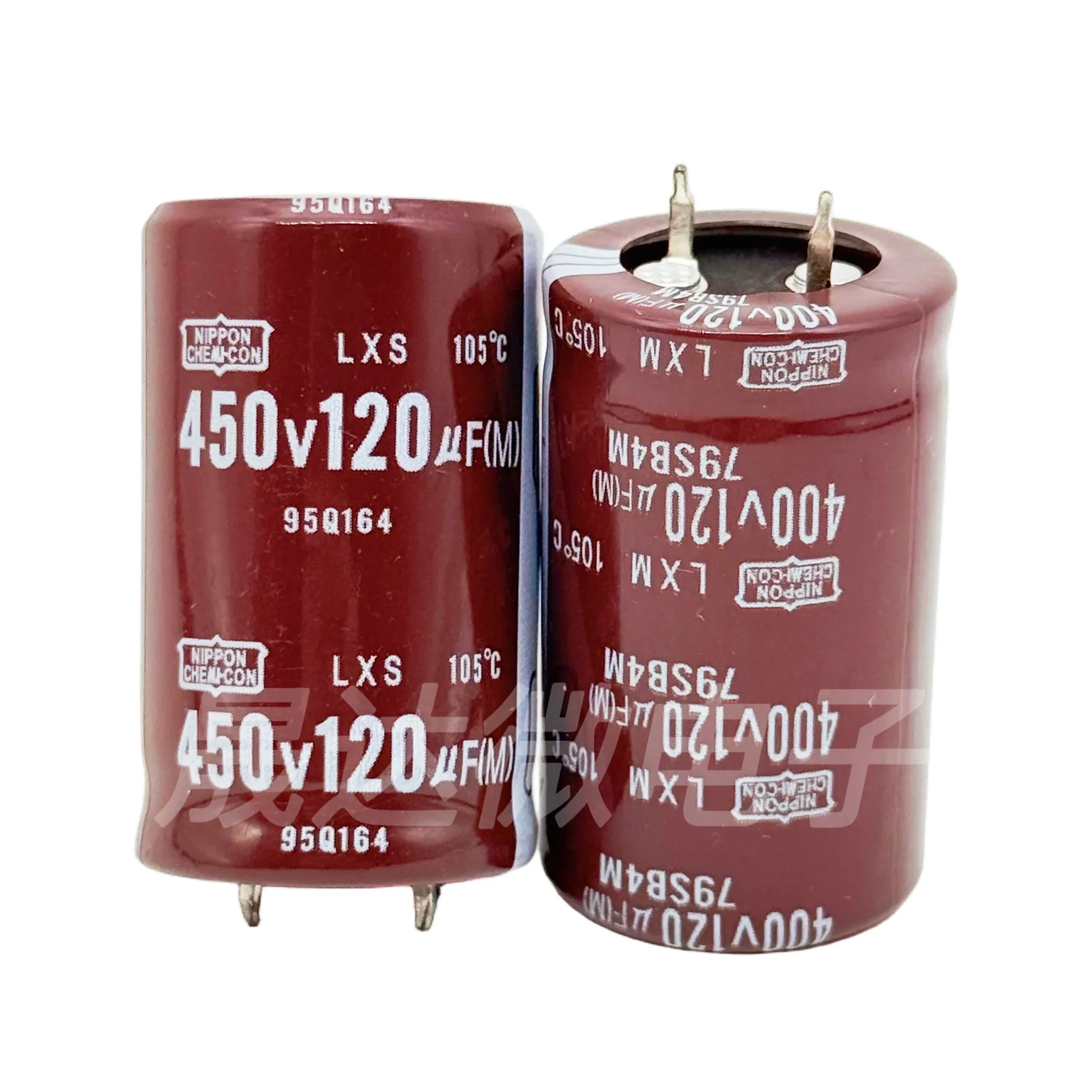 1-10pcs Brand New 450v120uf 22*35 Aluminum Electrolytic Capacitor 105 Degrees 400v120uf Power Supply Charger Inverter Capacitor