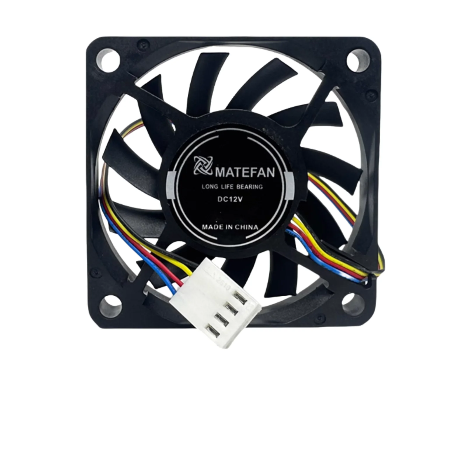 

Ultra Slim 6010 12V 0.25A PWM Cooling Fan - 60x60x10mm, 5500RPM, 4-Wire Motherboard Connector, High Airflow for PC Case