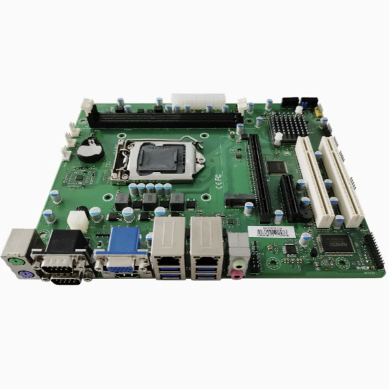 B85 industrial computer motherboard 1150 pin MATX industrial control motherboard manufacturer 2 network ports 2PCI 2COM ports