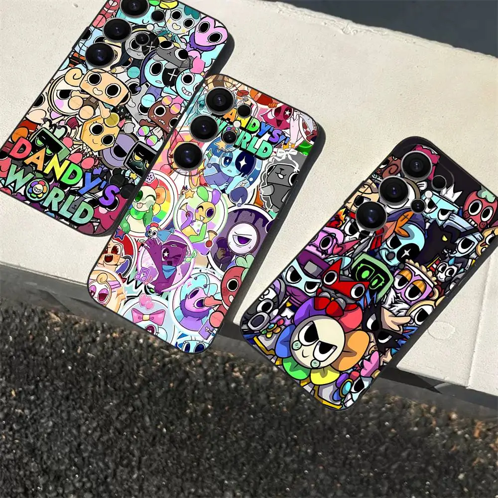 Game D-Dandys World Phone Case For Samsung S 24 Fe 25 Ultra Plus 20 Lite 21 30 22 23 24 22 Ultra 5G Fundas