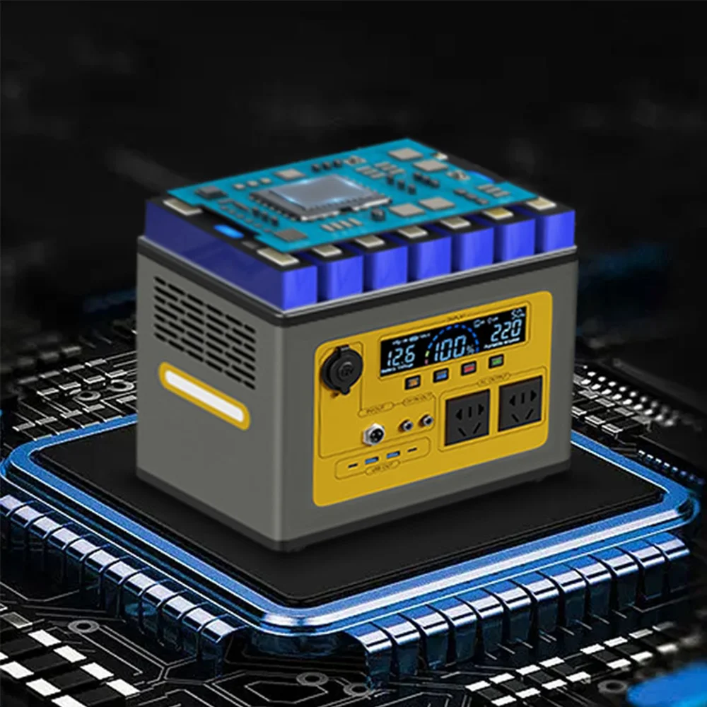 Imagem -02 - Estação de Energia Móvel de Grande Capacidade Smaraad Geladeira Doméstica Estável e Confiável Padrão Europeu 220v 1200w