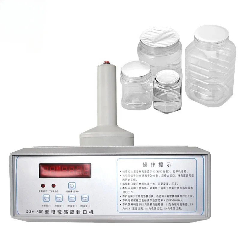 

Низкая цена ручные стеклянные пластиковые бутылки алюминиевая фольга композитная пленка электромагнитная индукционная машина для запечатывания