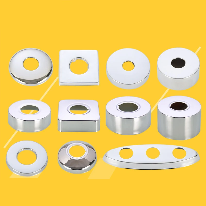 

Stainless Steel Shower Faucet Decorative Cover High Depth Valve Increase Accessory For Bathroom Decor Various Specifications