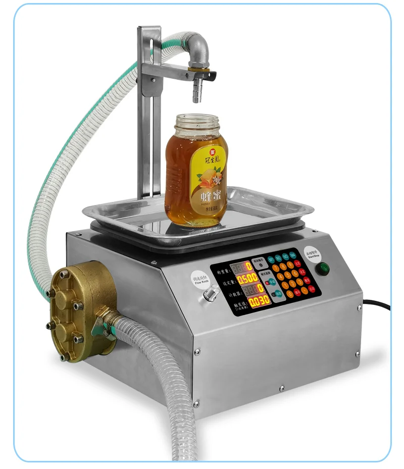 

Large Flow Weighing Filling Machine Household and Commercial Use Cream Edible Oil Sesame Paste Oil Sauce Honey Filling Machine