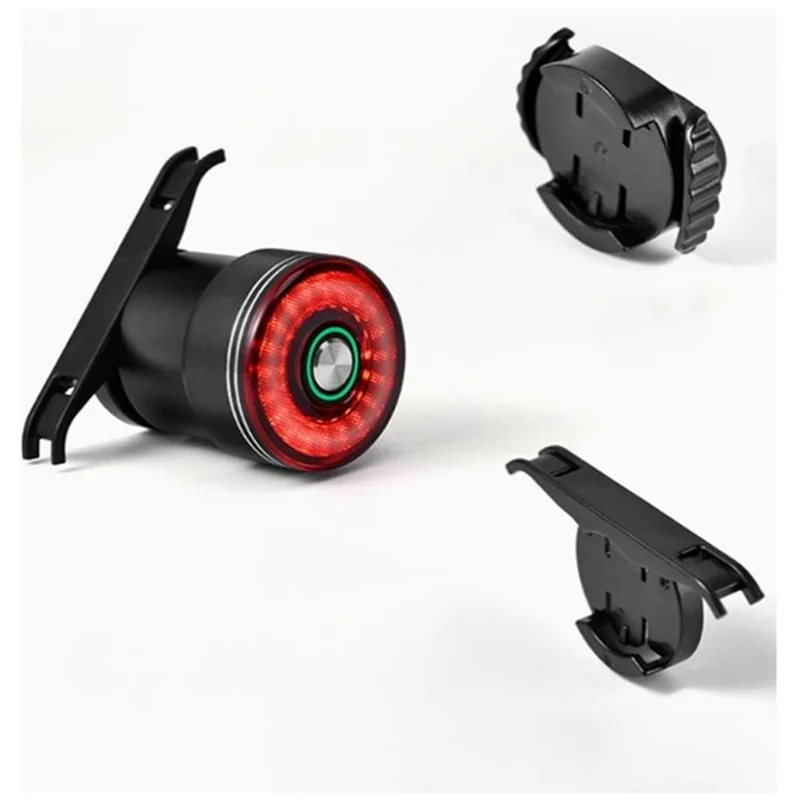 ZIZI Brake Induction Bicycle Tail Light Bike Seatpost Saddle Rear Light Waterproof USB Charging Cycling Taillight