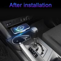 15W Wireless Charger,Special on-board QI phone fast charging panel Car Accessories For Toyota RAV4 2014 2015 2016 2017 2018 2019