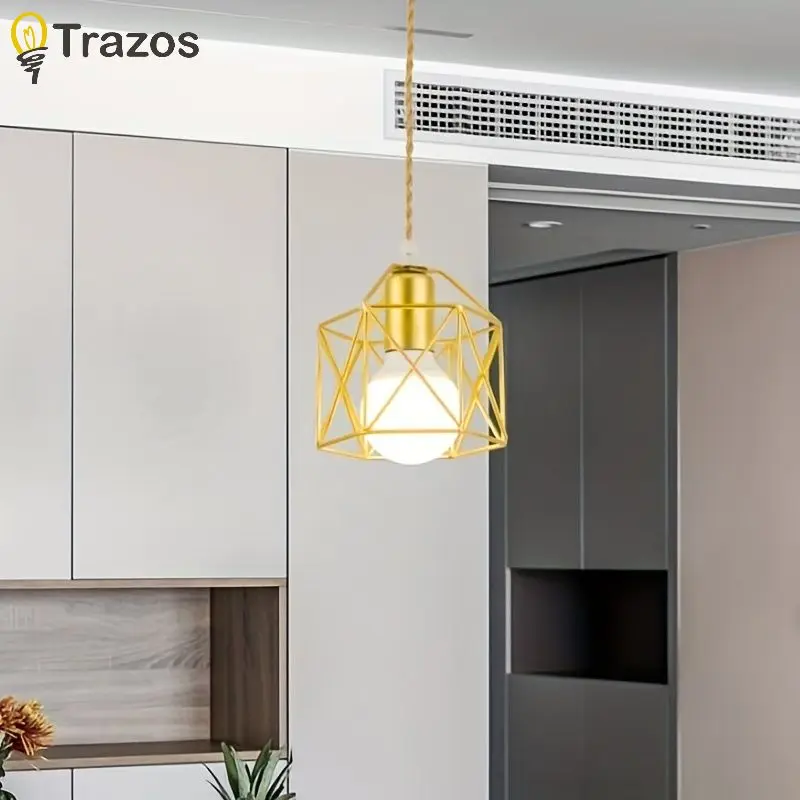 Simple Modern Industrial Loft Retro Chandelier Creative Personality American Cafe Stairway Hallway Iron Decorative Chandelier