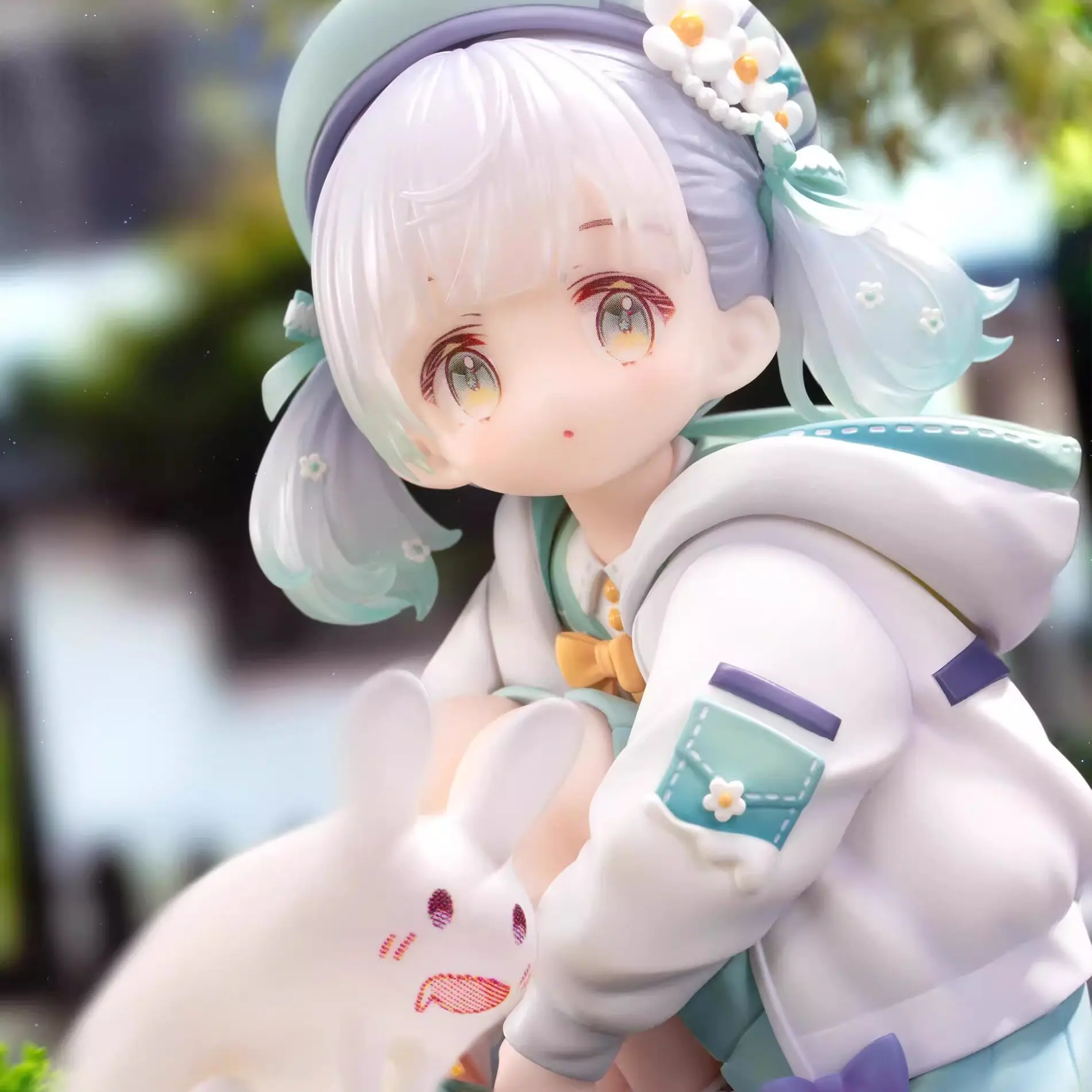 

Eusun Anime Figure Sencha Original Mahiro Sohara Flower Theme Pvc Collectible Statue Desktop Ornament For Adult Collectors