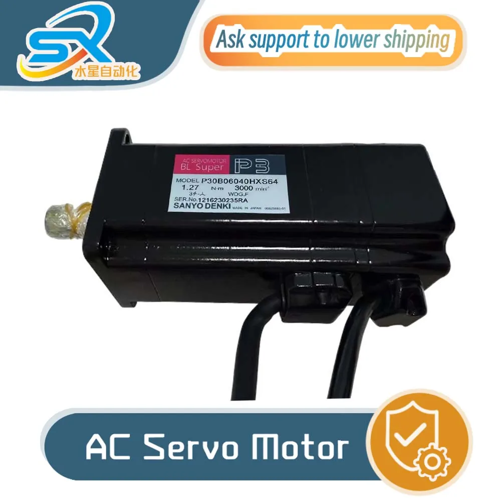

SANYO DENKI P30B06040HXS64 Серводвигатель переменного тока 400 Вт для робототехники с гарантией, договорная распродажа