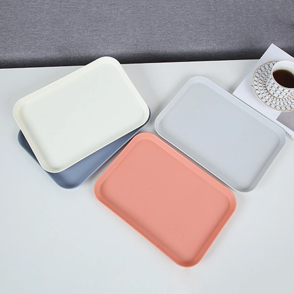 

Nordic Pallets Fruit Plate Serving Household Snack Bread Tray Wooden Dessert Small Dishes