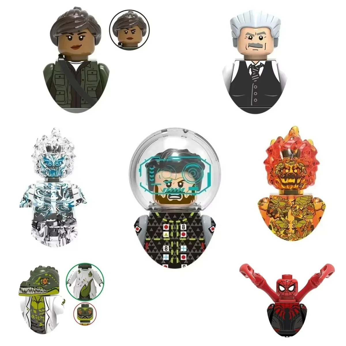 

Hot Sale Hero Anime Bricks Compatible Puzzle Assemble Model Toys Children Gifts Building Blocks Spider-man