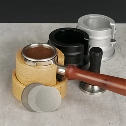 Coffee Portafilter Holder Espresso Tamping Station Espresso Holder Tamper Stand For Most 51/53/54/58mm Coffee Portafilter