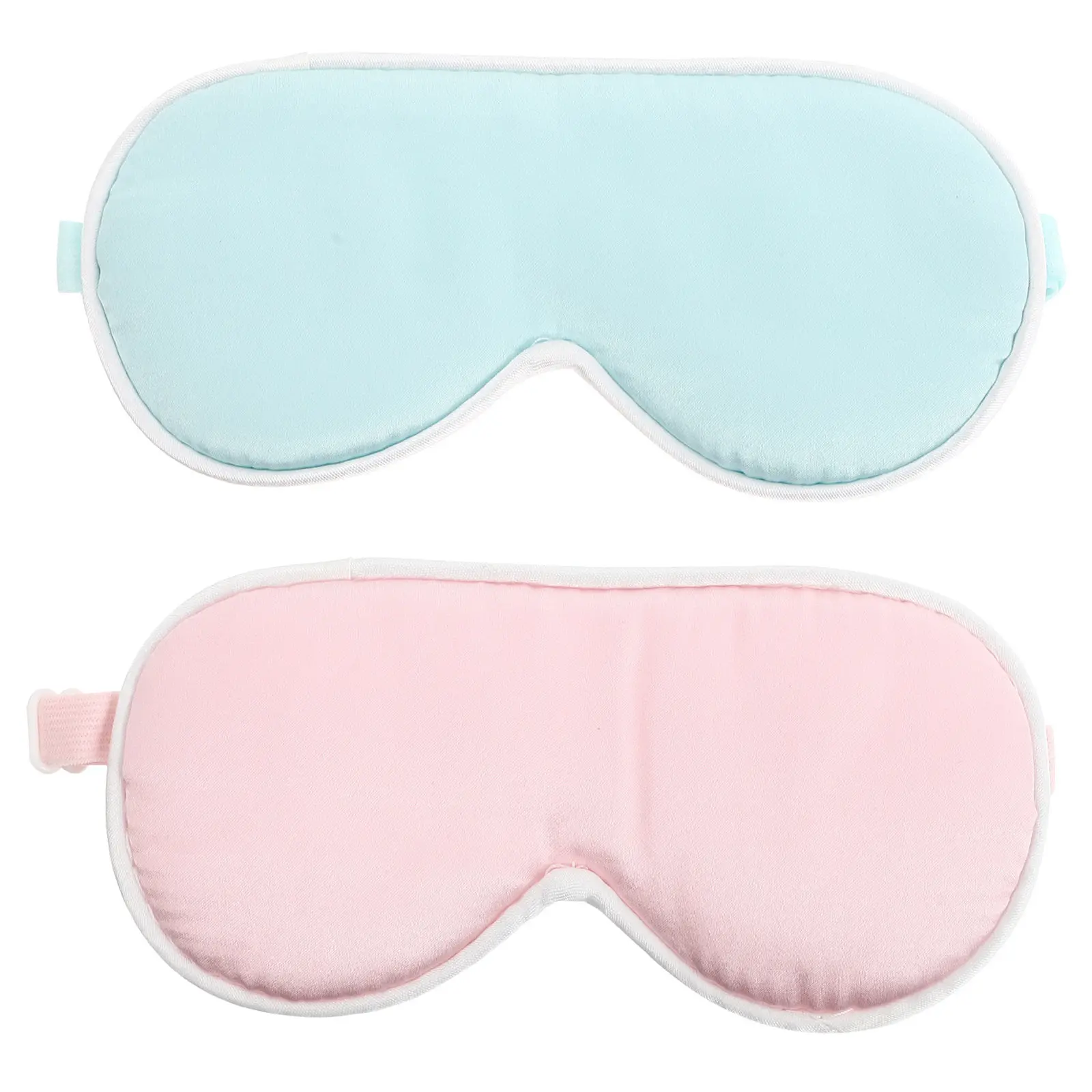 

2 шт. Детские маски для сна из премиального дышащего шелка, повязки на глаза для комфортного ночного отдыха, мягкие регулируемые крепления на уши