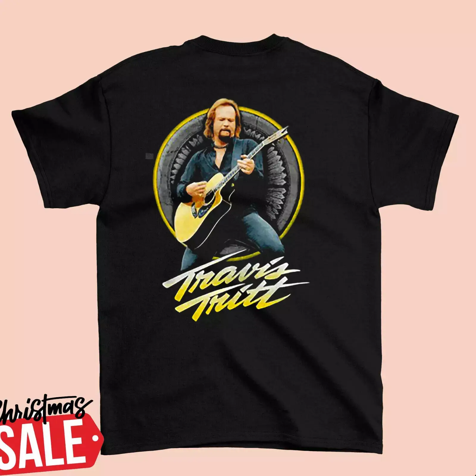 Travis Tritt Down the Road I Go Album Cotton All Size Unisex T-Shirt