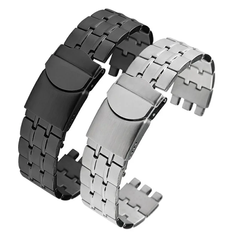 17mm 19mm 20mm 21mm pulseira de metal para swatch ycs yvs ycs pulseira ycs443g ygs749 471 495 masculino feminino pulseira de corrente de aço inoxidável