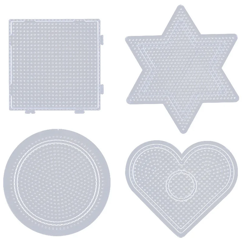 7 types de sélection 2.6mm Perler fusible perles modèle panneau perforé pour Hama perles outil bricolage jouet bricolage Puzzle éducatif Beadbond