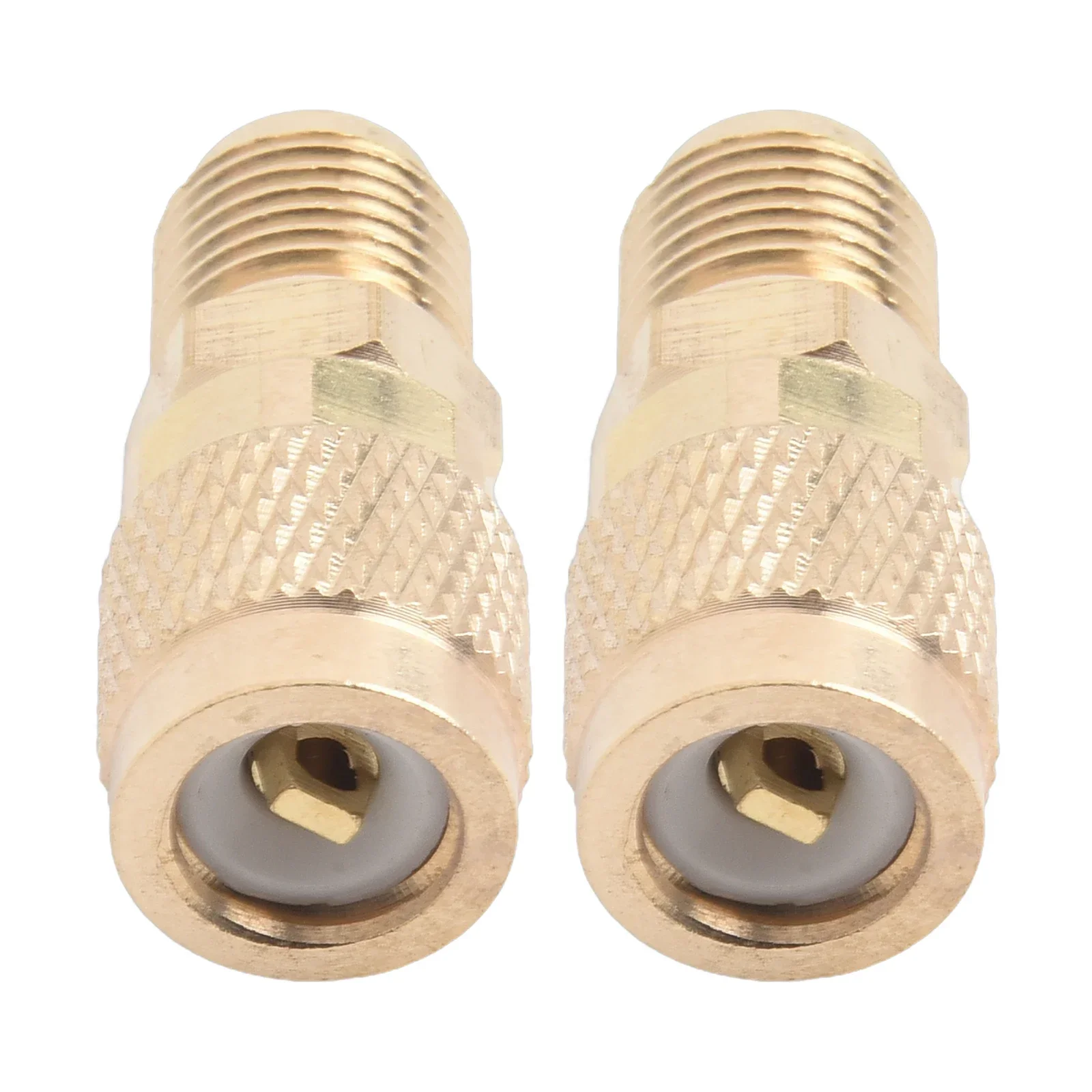 Vacuum Pump Brass  Adapter R410a Adapter 5/16 SAE F Quick Couplers To 1/4 SAE For Air Conditioning Adapter Quick Coupling