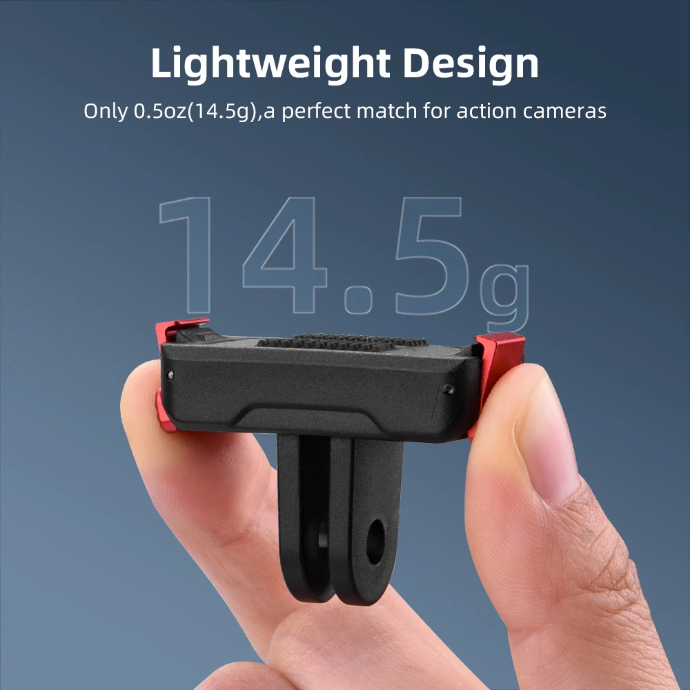 Flymile Action 5 Pro Camera Magnetic Adapter Base for DJI Osmo Action 4/3 Extension Bracket Tripod Selfie Sticks Mount Connector