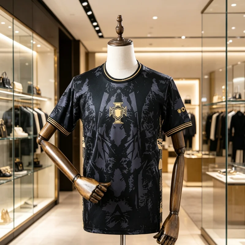 Family Kids Tees New Portugal Special Edition Sport Shirt Retro Y2K Design T-Shirt Suitable for Both Men Summer Breathable Tops