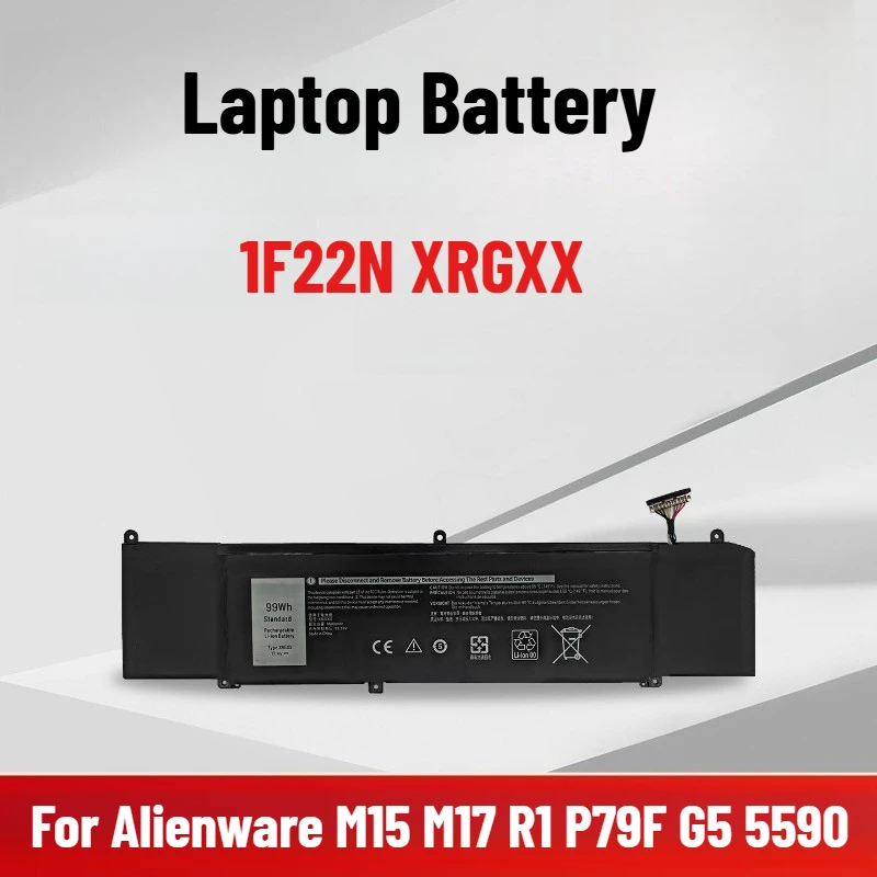 

Аккумулятор для ноутбуков Alienware M15, M17 R1, P79F, G5 5590, 1F22N, XRGXX