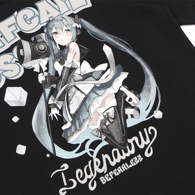 女性の漫画のアニメプリントTシャツ、女性のブラウス、半袖トップス、プルオーバーTシャツ、y2k衣類、日本の女の子、夏